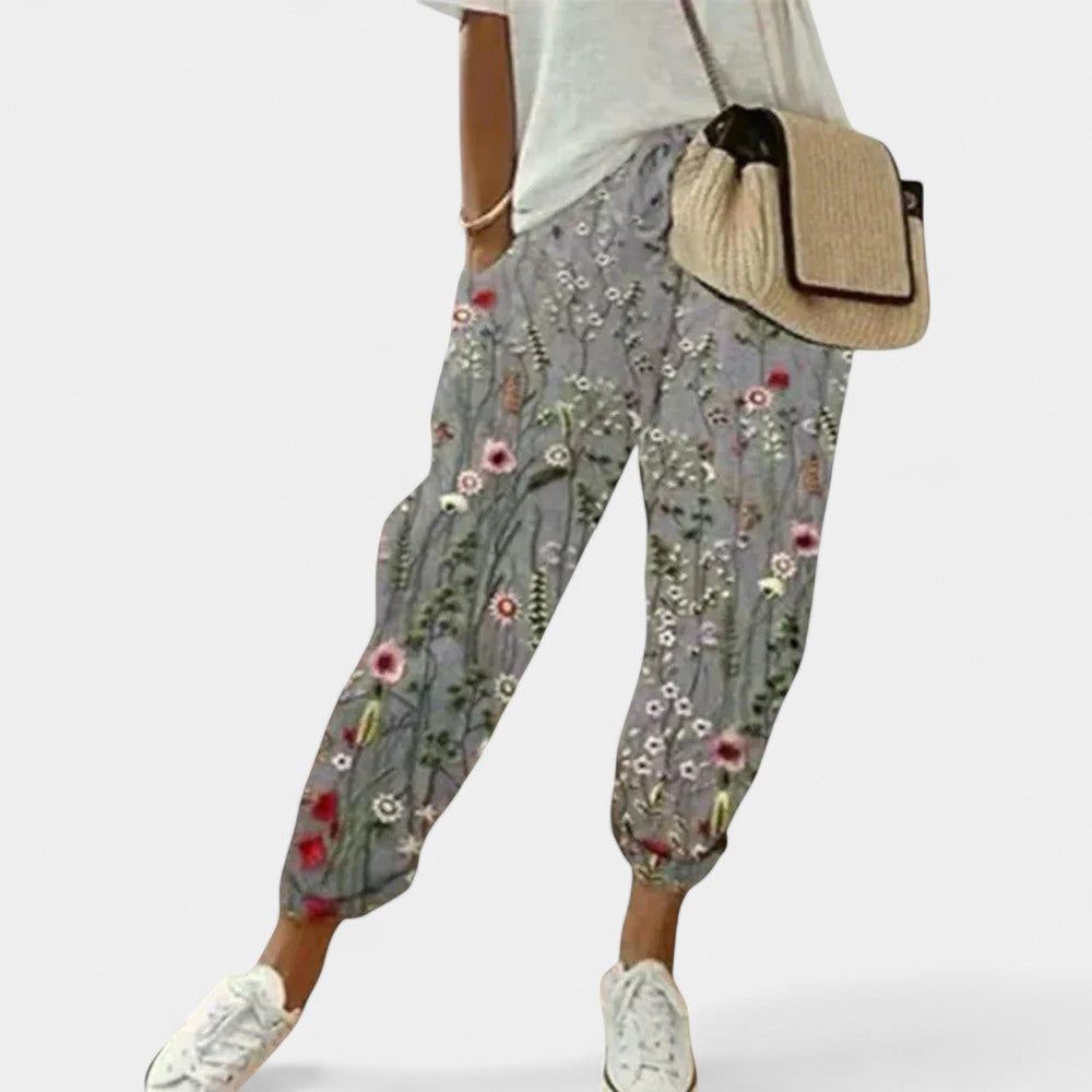 Alannah Striped Pants – Relaxed Sophistication with Everyday Ease