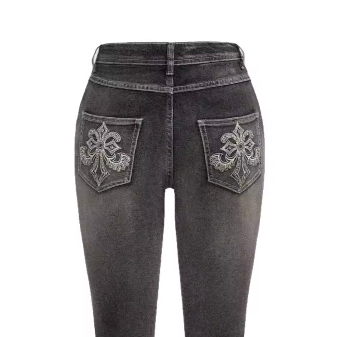 Women's Tiger Bootcut Jeans | Vintage Black