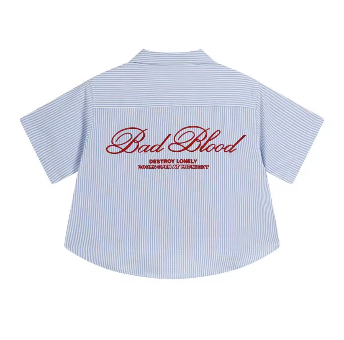 Oversized Button-Up Shirt | Modern Stripe Edition