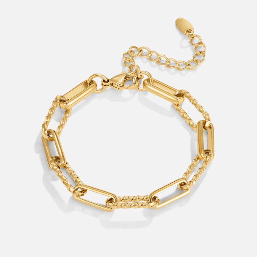 Jihan Chunky Chain Bracelet – Gold