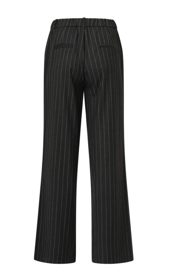 Grijs En Wit Pinstriped Broek | Grey – White