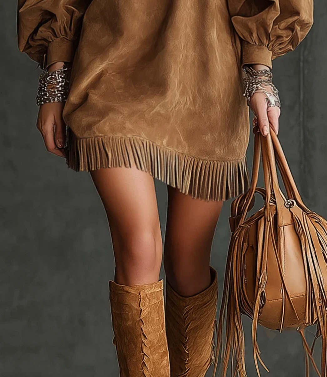 Aurrela | Suede Mini Dress
