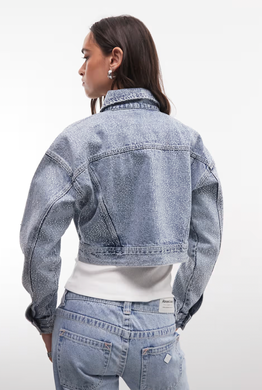 Aurrela | Cropped Distressed Jacket