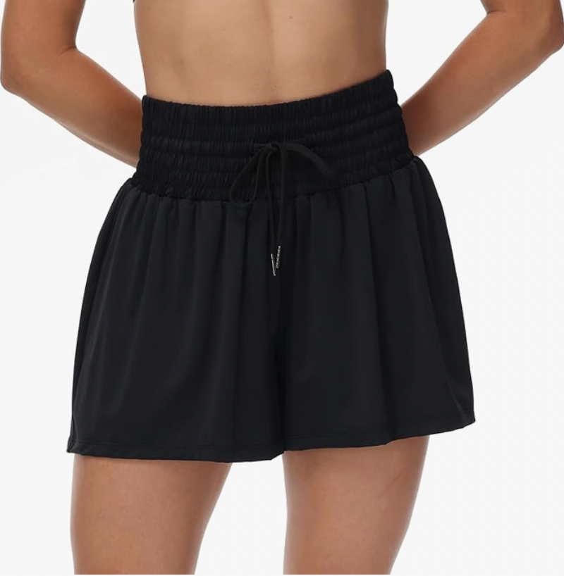 Aurrela | Sports Shorts | High-Waisted Shorts with Pocket