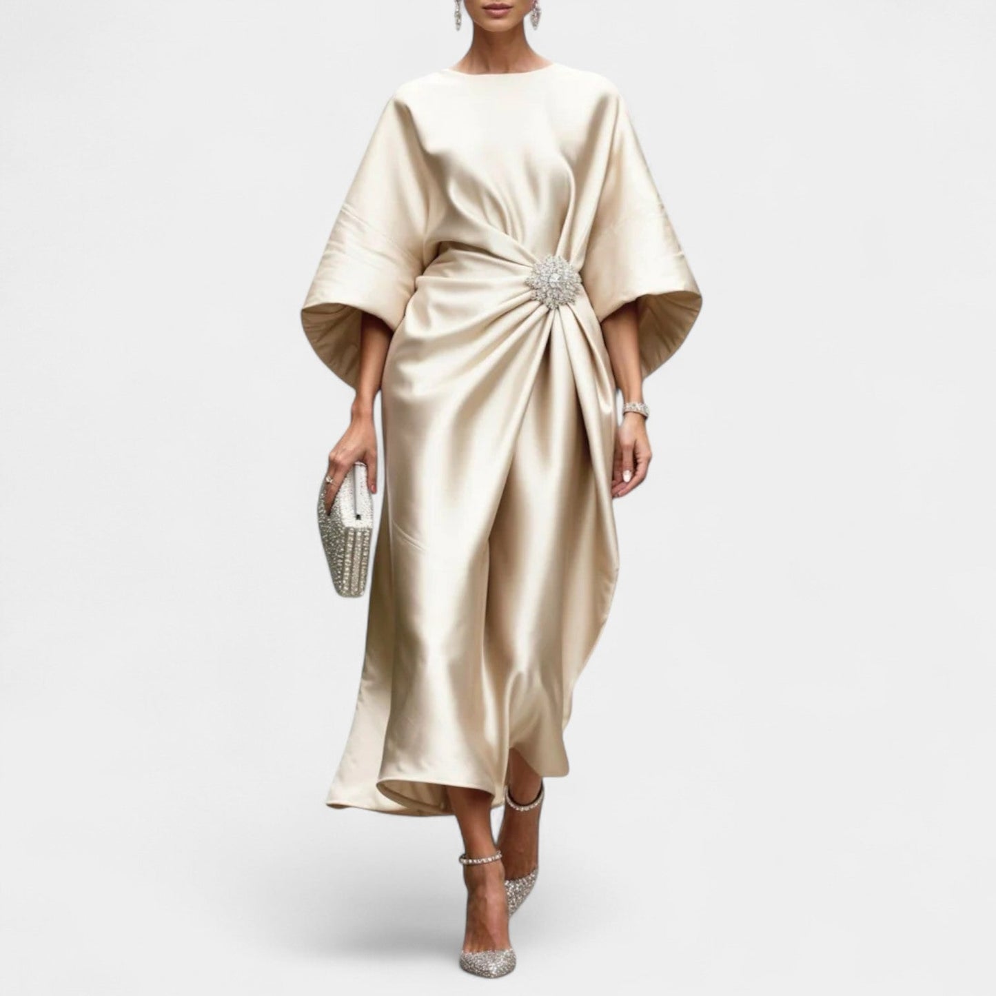 Alexis Midi Dress – Effortless Elegance with Everyday Comfort