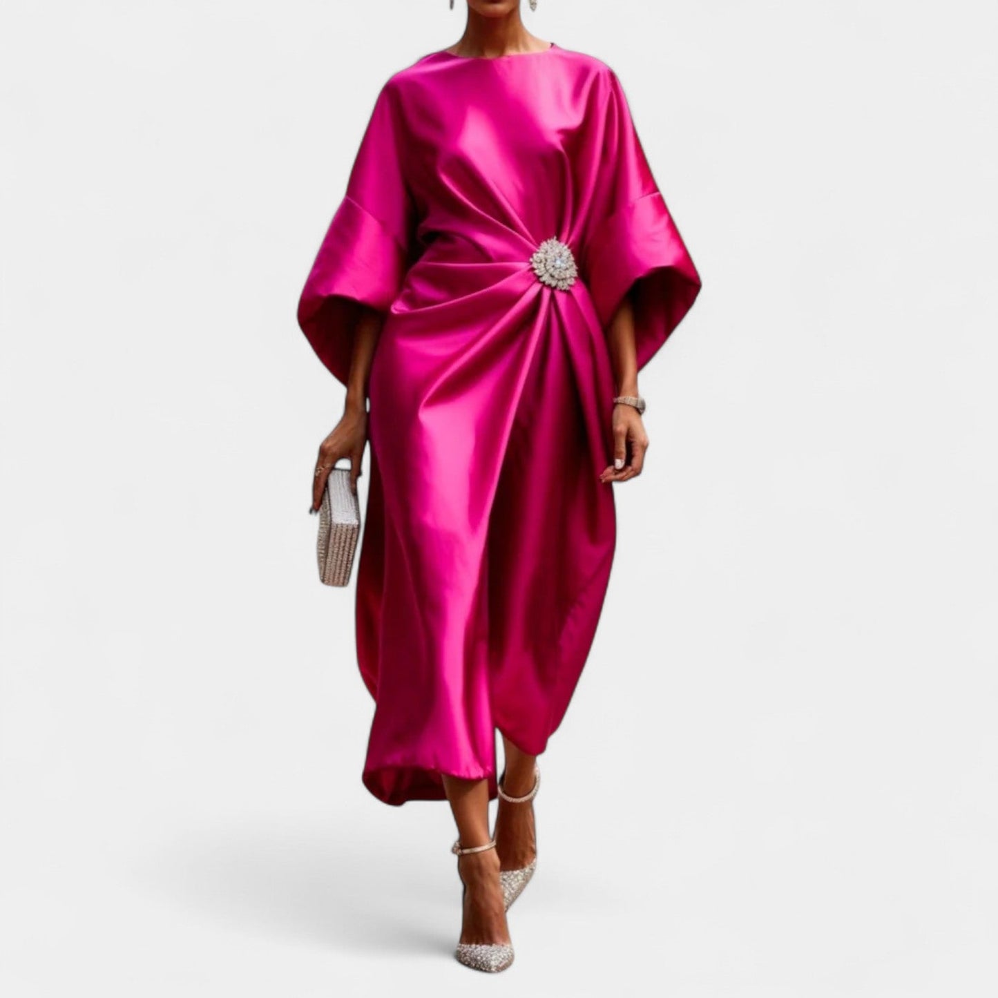 Alexis Midi Dress – Effortless Elegance with Everyday Comfort