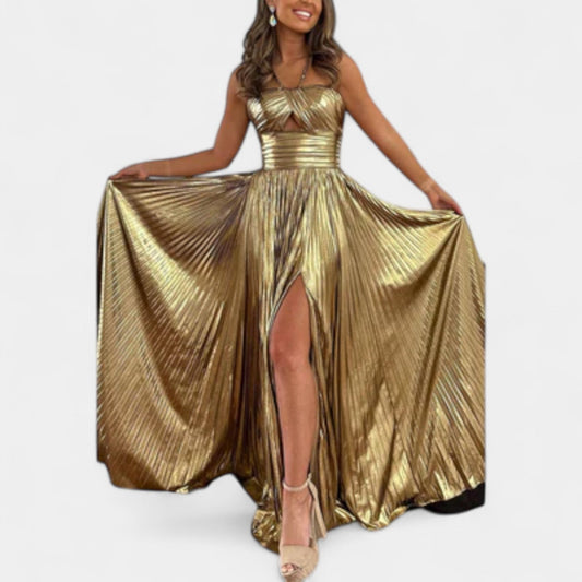Georgia Maxi Dress – Statement Elegance with All-Night Comfort