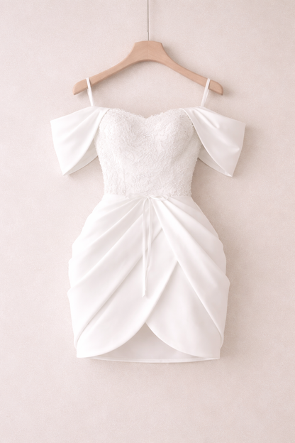 Classic Luxe Off-Shoulder | Women Dress