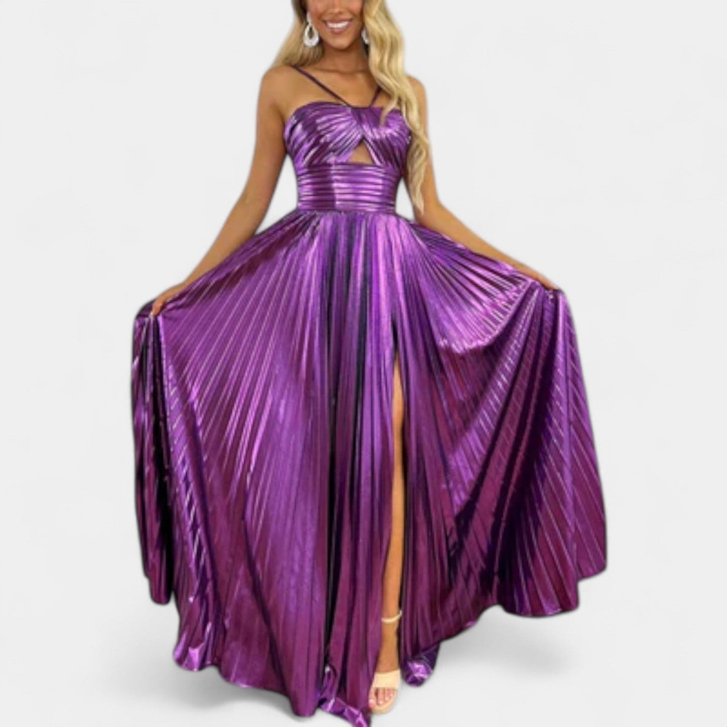 Georgia Maxi Dress – Statement Elegance with All-Night Comfort
