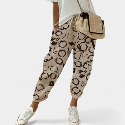 Alannah Striped Pants – Relaxed Sophistication with Everyday Ease