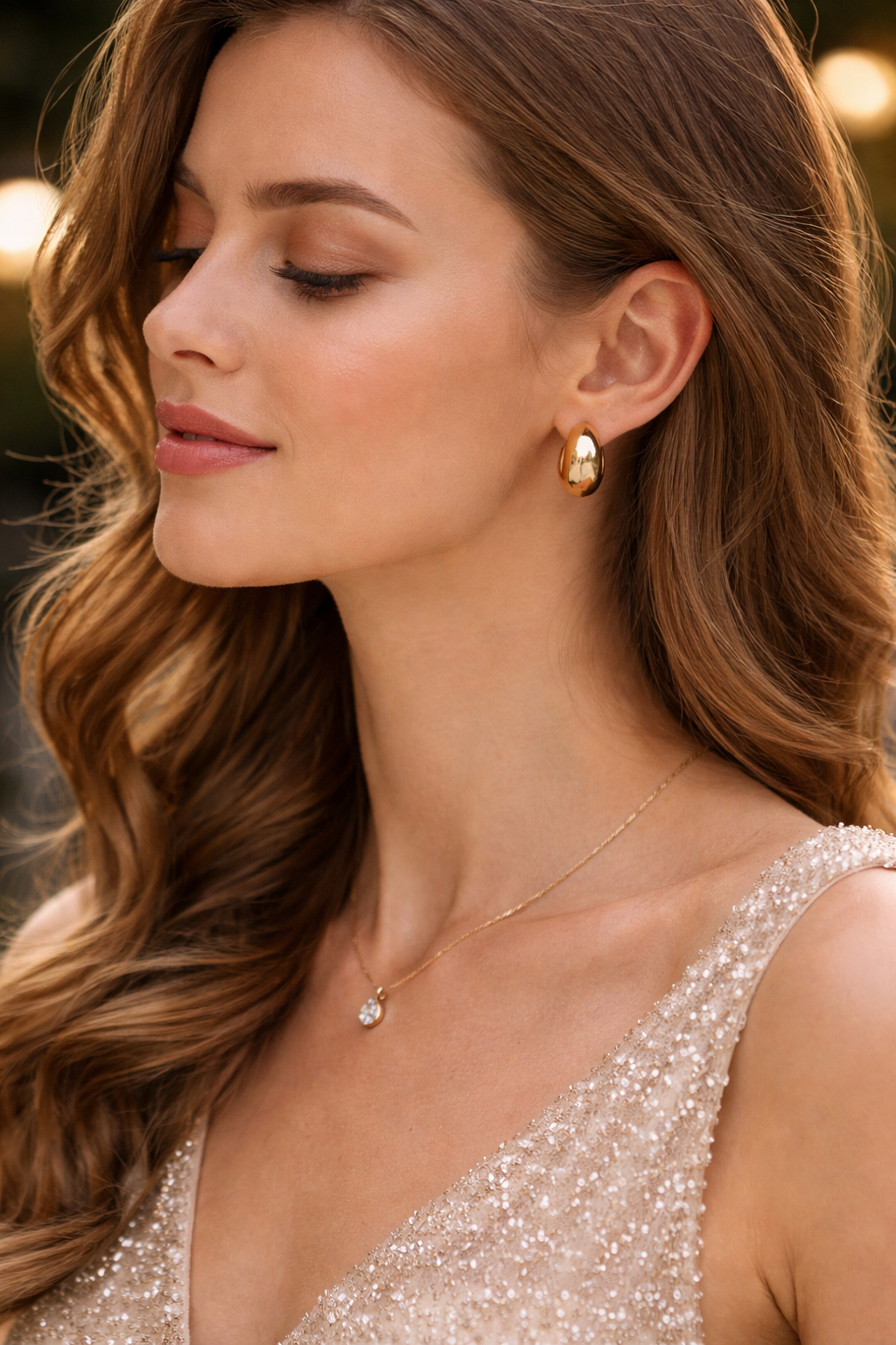 Audrey Hoop Earrings