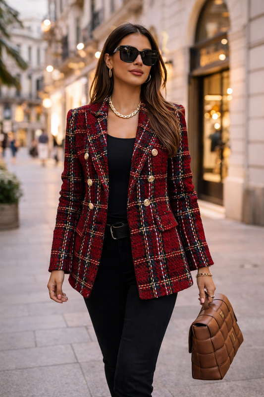 Women’s Plaid Pattern | Blazer