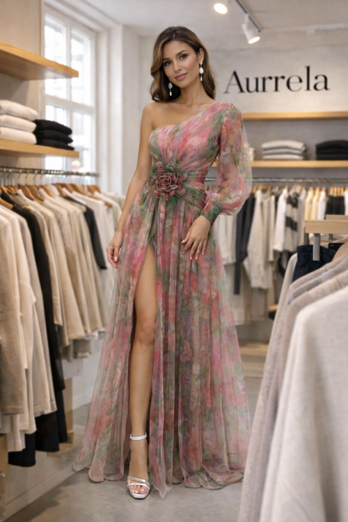 Aurrela | Dreamy Floral Elegance Dress