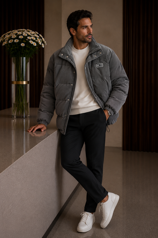 Aurrela | Comfortable and Cozy Bomber Down Jacket