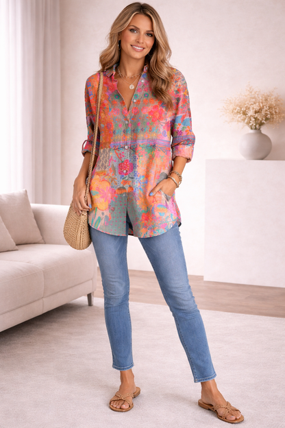 Floral Women’s Blouse | Shirt