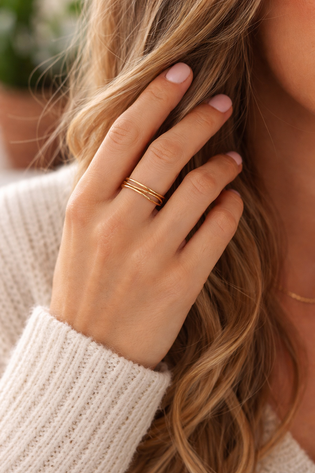 Gold Infinity Loop Ring