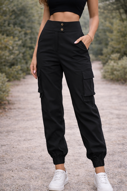 Women’s Cargo Trousers | Fabric Blend