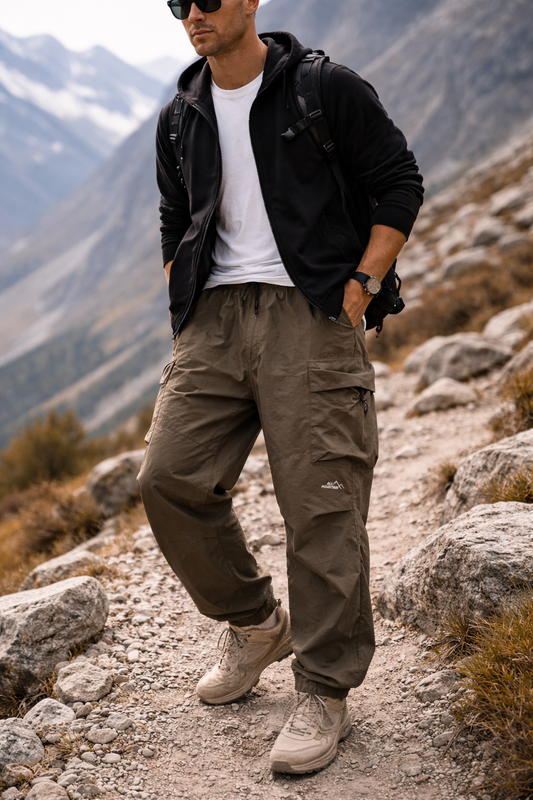 Men’s Cargo Trousers | Elastic Waistband