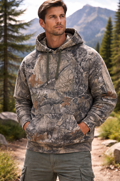 Camouflage Hoodie for Men | Plus Size