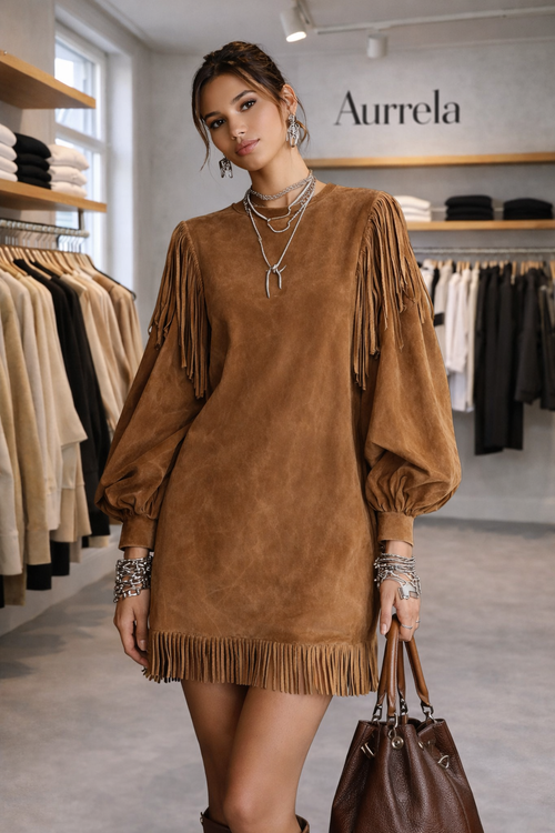 Aurrela | Suede Mini Dress