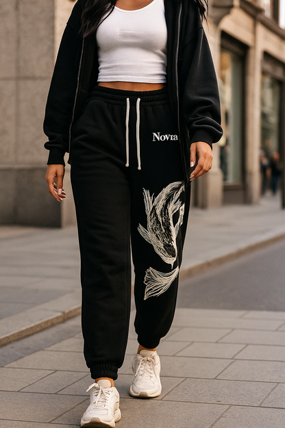 Vera Koi fish sweatpants