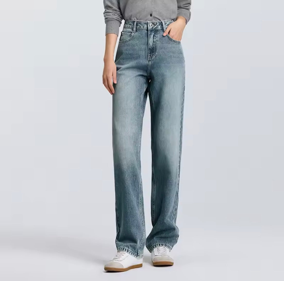 Aurrela Straight Jeans | Bay Sky