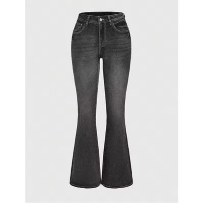Women's Tiger Bootcut Jeans | Vintage Black