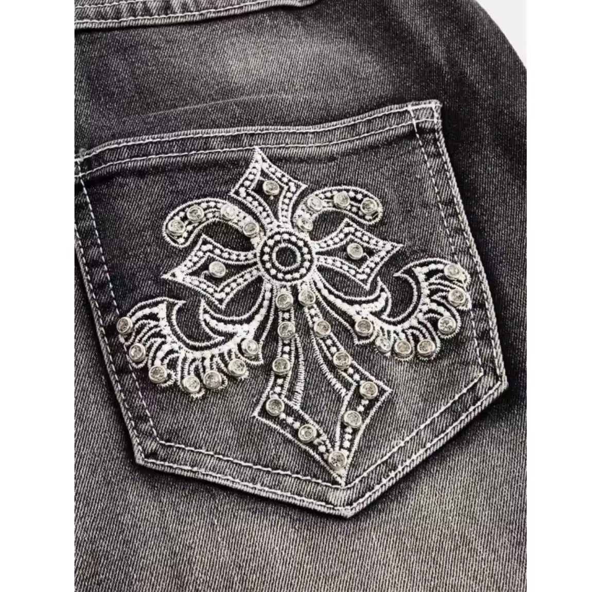 Women's Tiger Bootcut Jeans | Vintage Black
