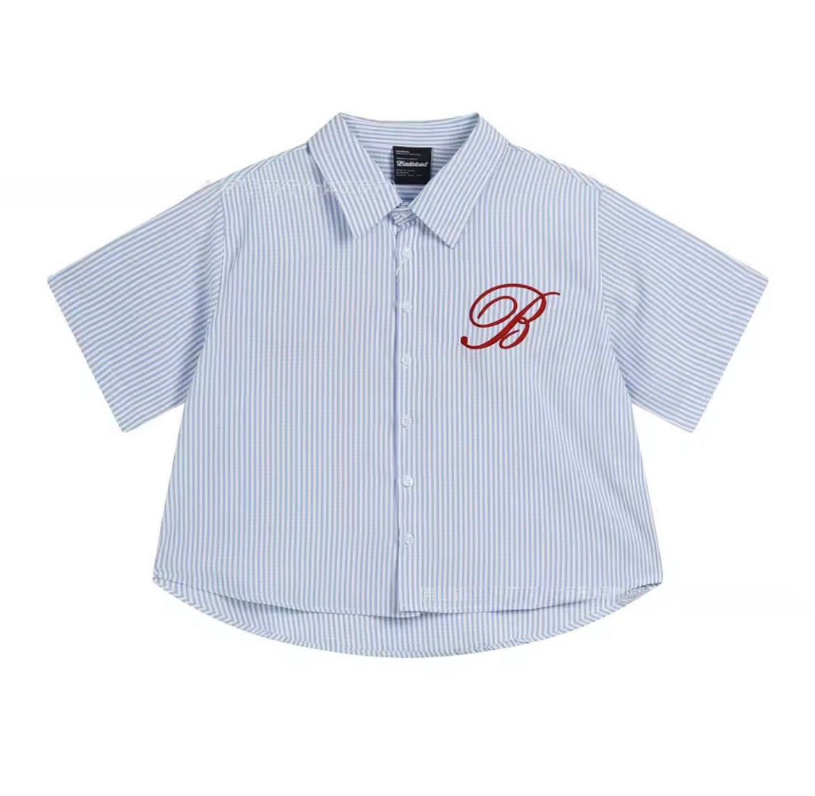 Oversized Button-Up Shirt | Modern Stripe Edition
