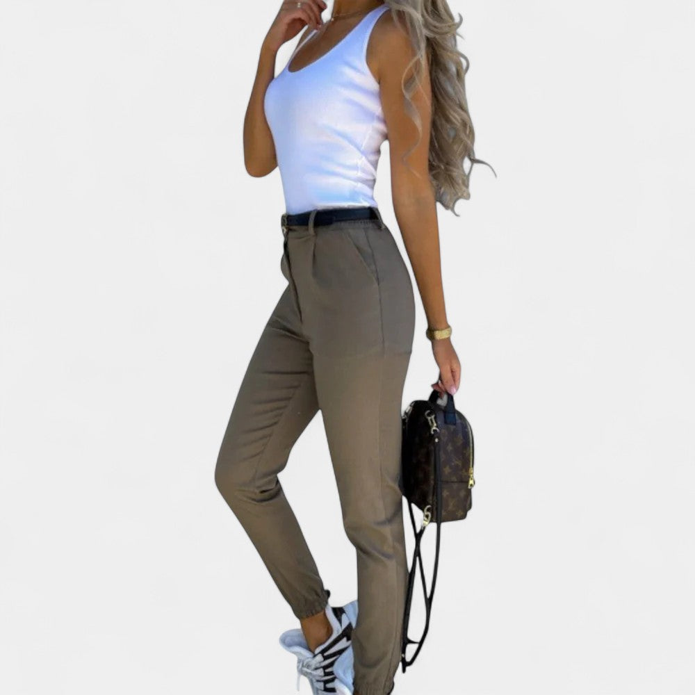 Jenna High Waist Stretch Bottoms – Polished Style with Everyday Comfort