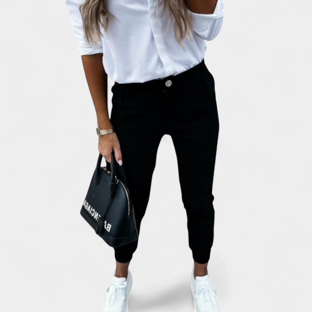 Jenna High Waist Stretch Bottoms – Polished Style with Everyday Comfort
