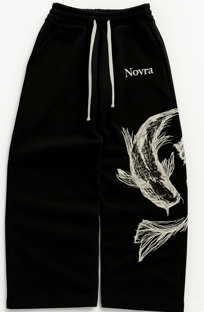 Vera Koi fish sweatpants