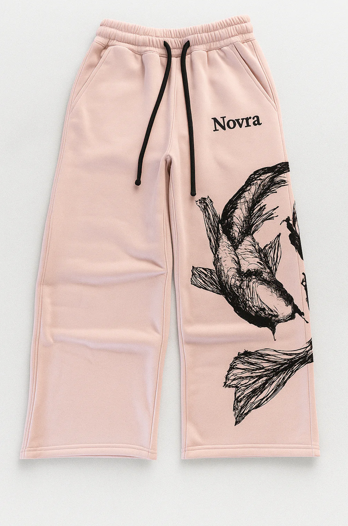 Vera Koi fish sweatpants