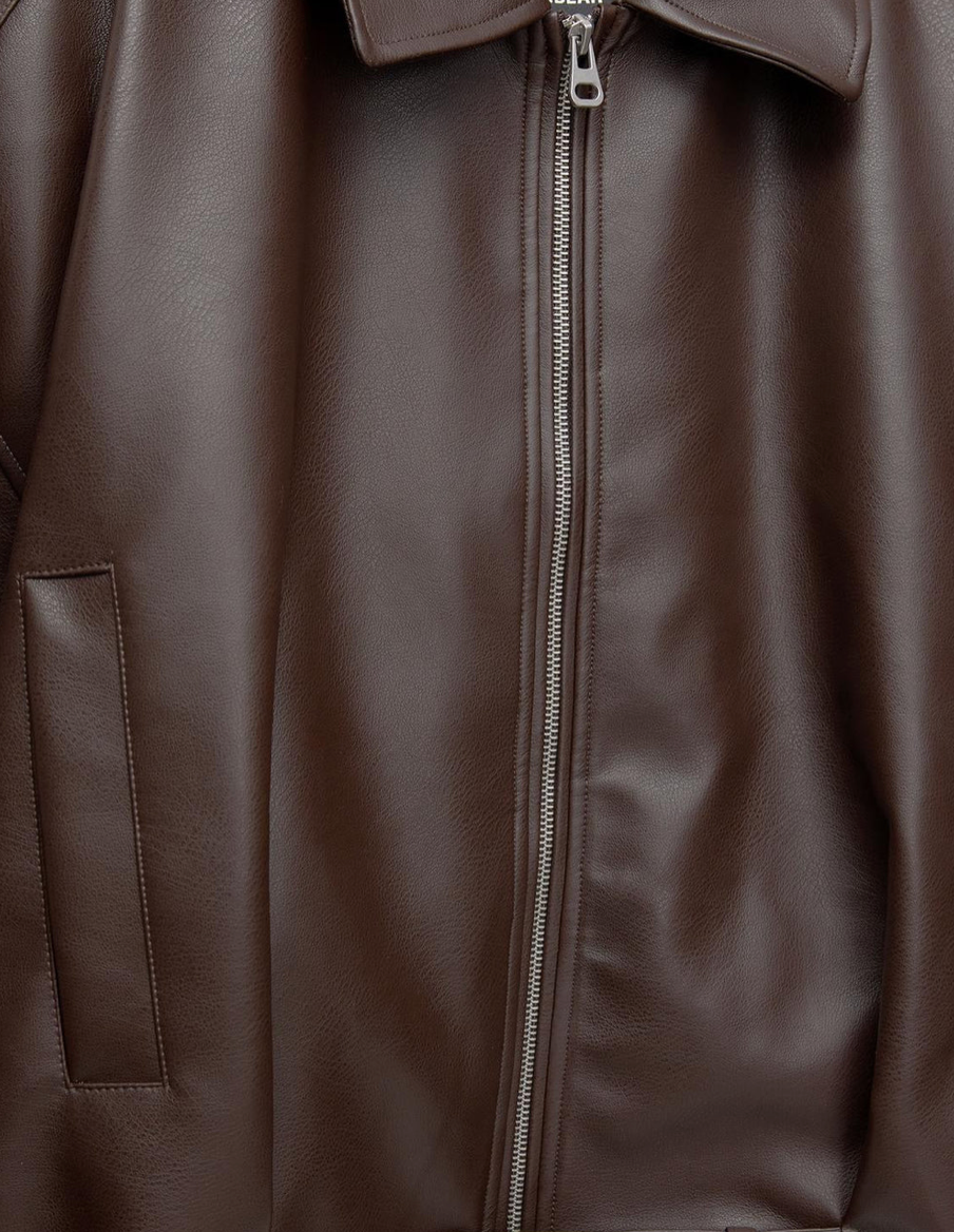 Celeste Leather Belted Jacket