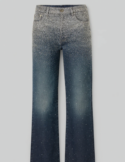 Faye – Starry Wide Leg Jeans