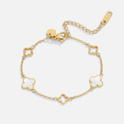 Lucie Clover Bracelet – Gold