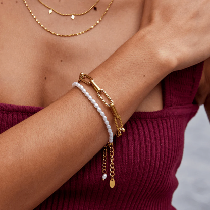 Jihan Chunky Chain Bracelet – Gold