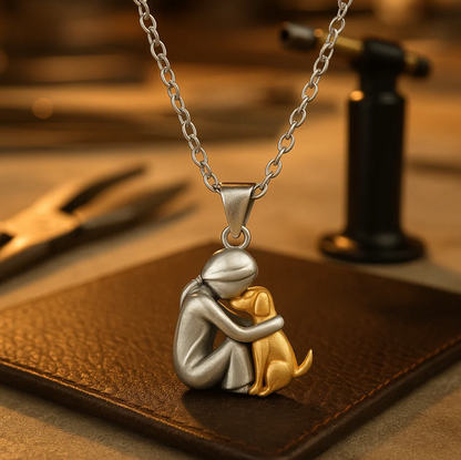 Hug Pendant Necklace