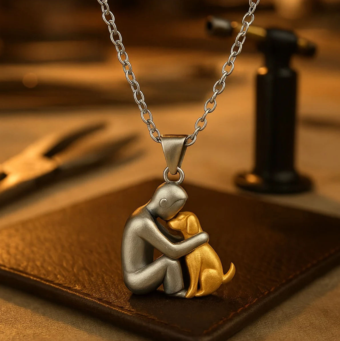 Hug Pendant Necklace