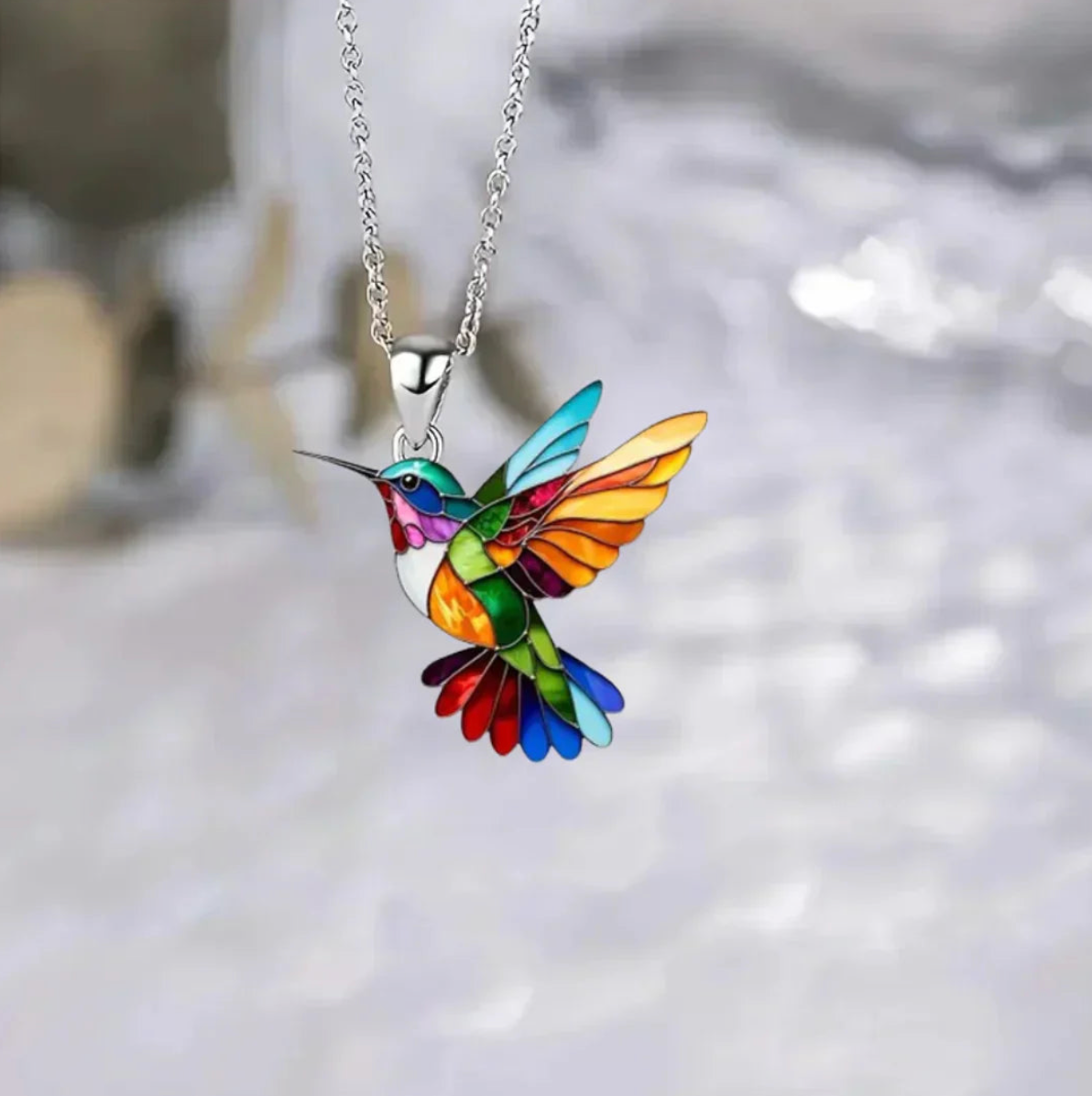 Beautiful Hummingbird Necklace