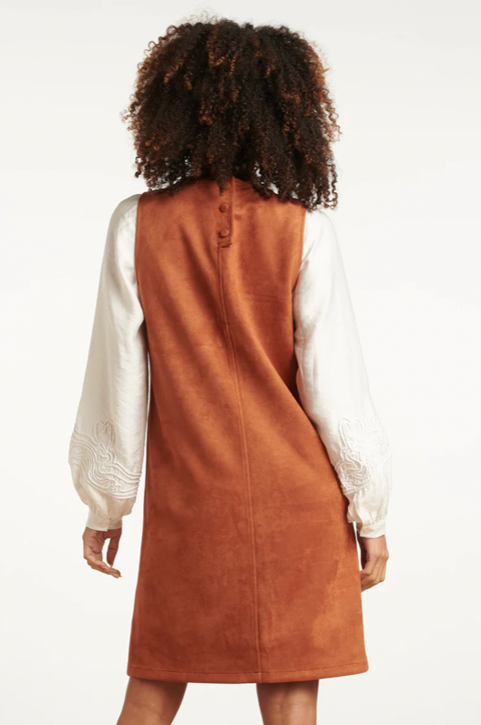 Suèdine Jurk Cognac | Cognac