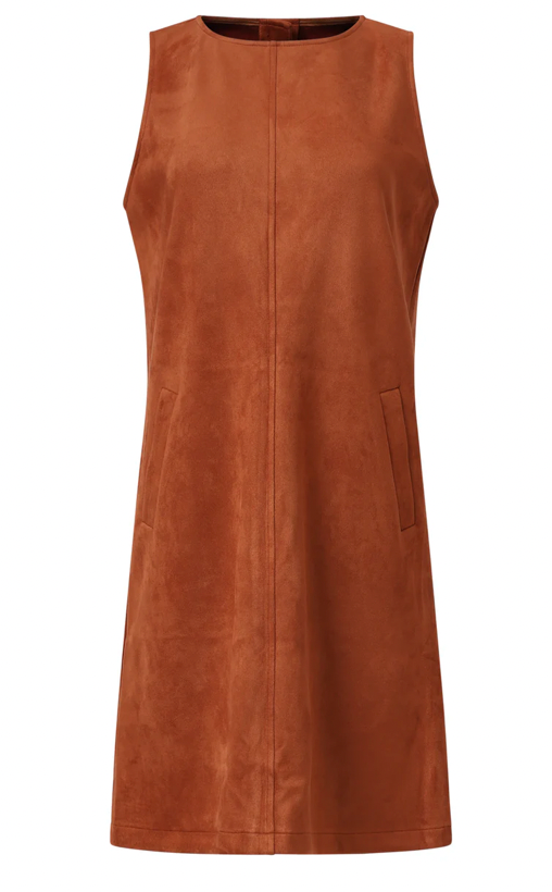 Suèdine Jurk Cognac | Cognac