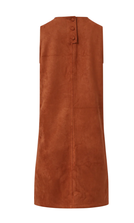 Suèdine Jurk Cognac | Cognac