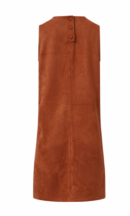 Suèdine Jurk Cognac | Cognac