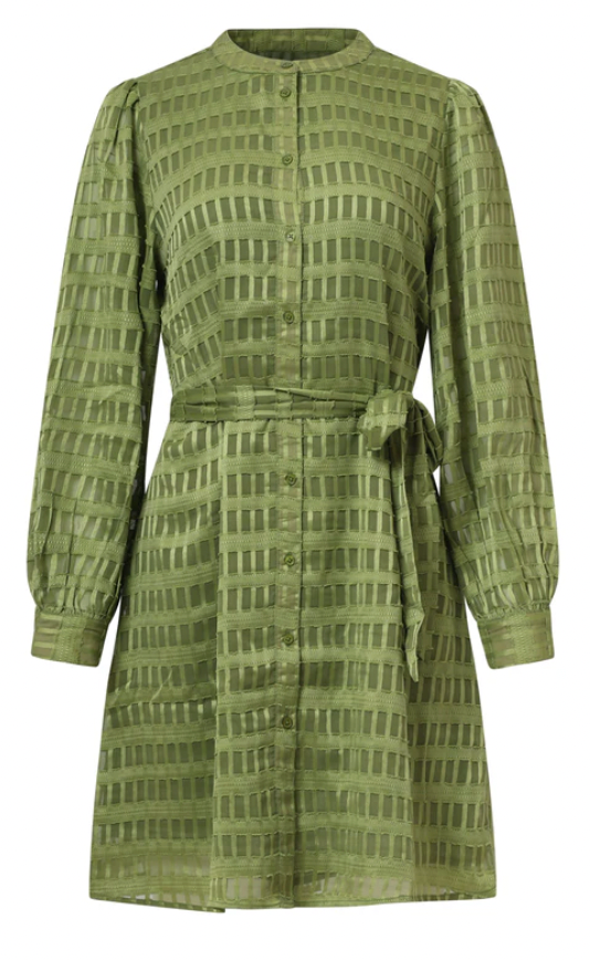 Women’s Textured Short Dress | Army
