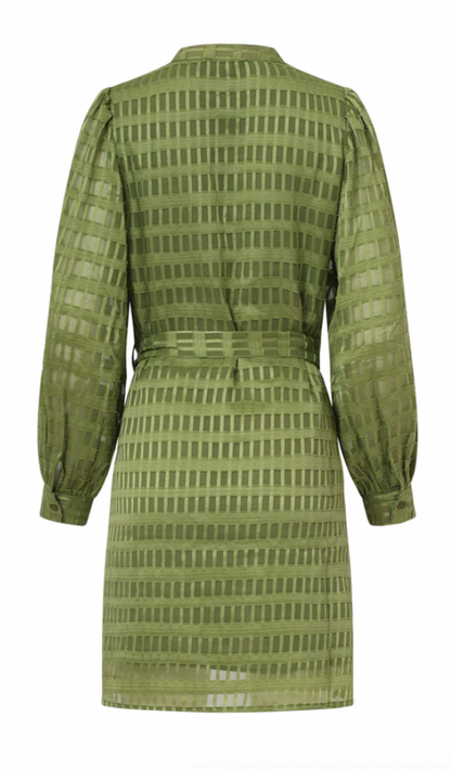 Women’s Textured Short Dress | Army