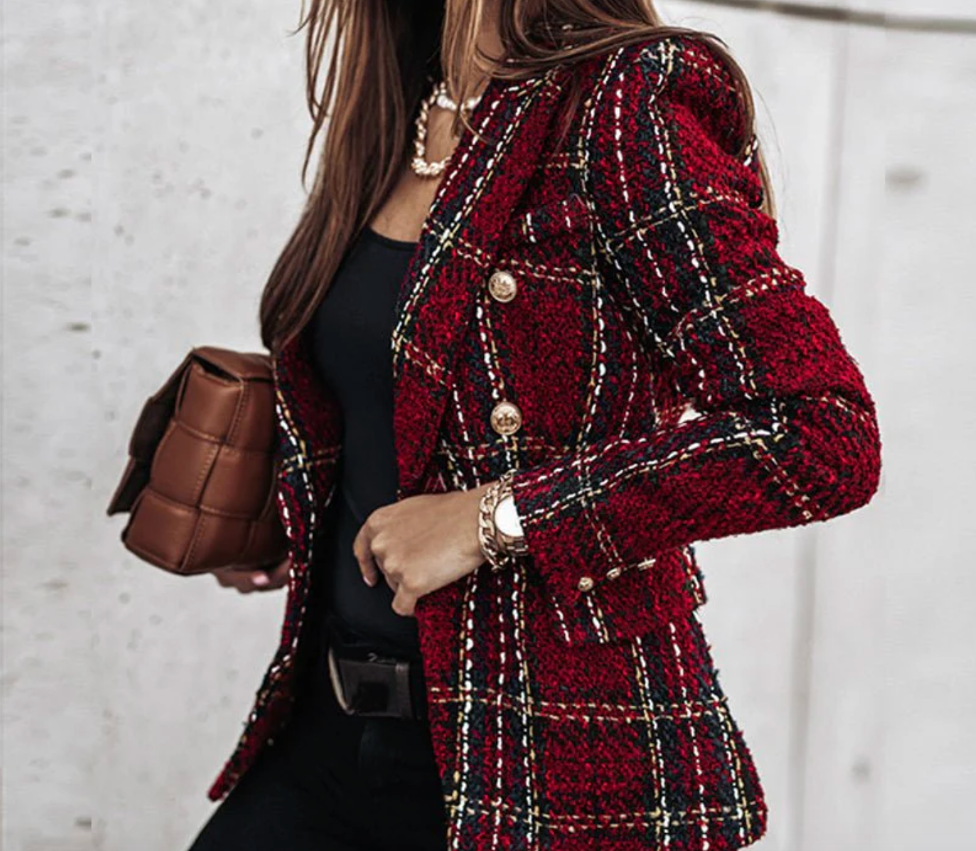 Women’s Plaid Pattern | Blazer
