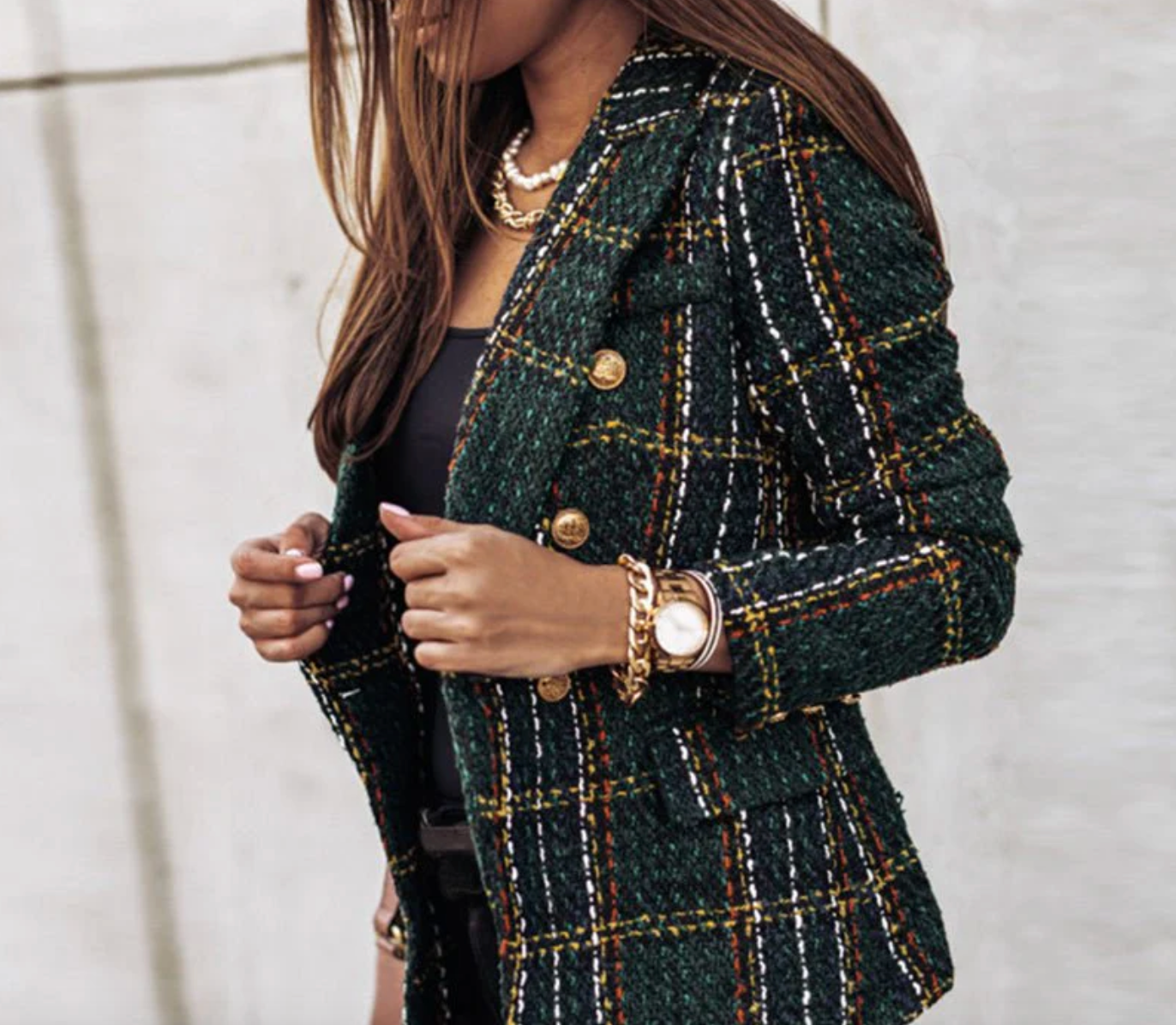 Women’s Plaid Pattern | Blazer