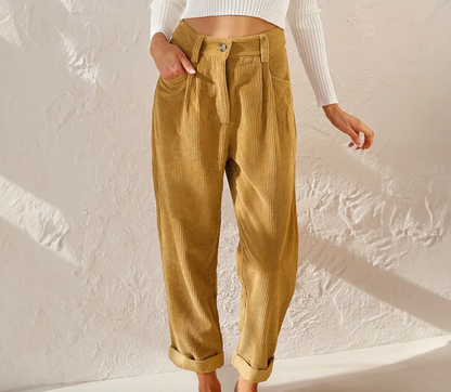 Women’s Casual Wide-Leg Trousers | Relaxed Fit