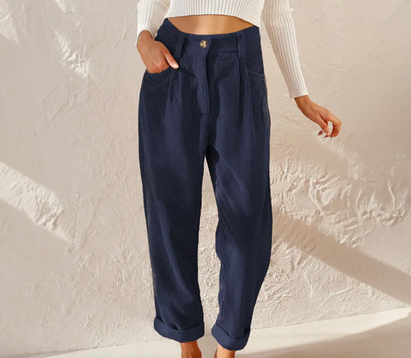 Women’s Casual Wide-Leg Trousers | Relaxed Fit